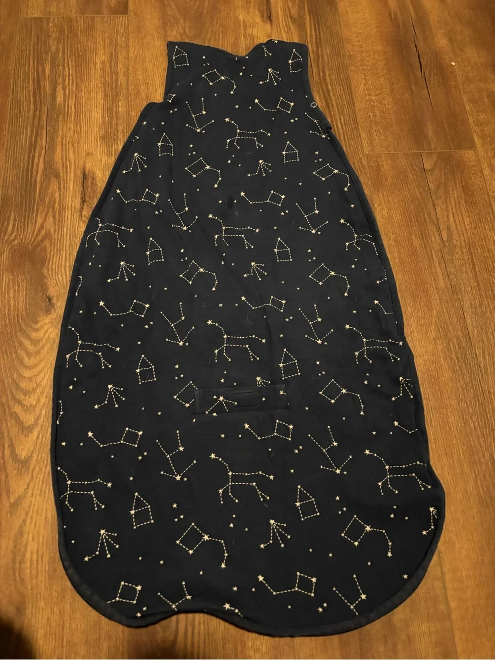 Woolino Navy Constellation Sleep Sack - Picture 3 of 5